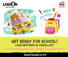 Carica l'immagine nel visualizzatore di Gallery, INGLESE - Giovedì 16 Settembre ore 17:15