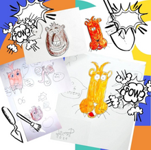 Carica l'immagine nel visualizzatore di Gallery, Alcuni lavori dei bambini nella scorsa puntata!